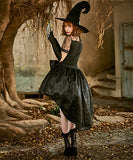 【4点セット】ハロウィン 魔女 コスプレ かわいい ミニドレス レース XH2-PS-PS4705