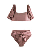 ピンク かわいい ビキニ タンキニ モノキニ リボン 水着 MY7-BY2542