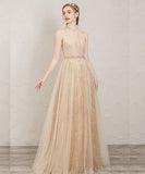 シャンペン色  気質  結婚ドレス  ロングドレス  コジャス  演奏会 新年会 高級感  LT2-LGY145-3