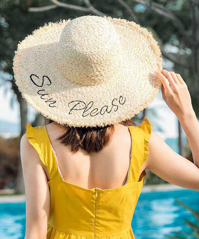 レディース 麦わら帽子UVカット小顔効果天然素材 通気性 涼しい 女性 ストローハット インスタ 話題XH9-LYYH005