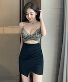 3色  ミニドレス  タイトスカート セクシー 姉 キャバドレス LT2-YM8688