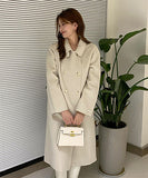 【3色】カシミヤ コート  高品質  チェスターコート オーバーサイズ  ウール XH2-BQL004