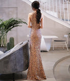 2色 キラキラ  ロングドレス   ゴージャス  着痩せ  披露宴   二次会 演奏会 LT2-HX522