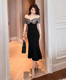 パーティードレス 高級感 キラキラ ゴージャス セクシー XH2-JY10119