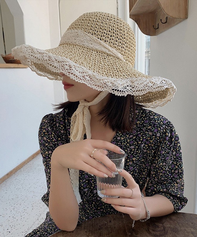 麦わら帽子 帽子 レディース 折り畳み 夏 可愛い リボン サイズ調整制可能 つば広 紫外線対策 天然素材 通気性 涼しい 女性 ストローハット インスタ 話題XH9-LYYH7565