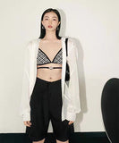 【上下2点セット】水着 韓国スタイル おしゃれ 温泉 セクシー バッククロス XH7-CF2075