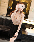 ミニドレス キャバドレス セクシー Aラインレース ナイトクラブ 指名 YM8275