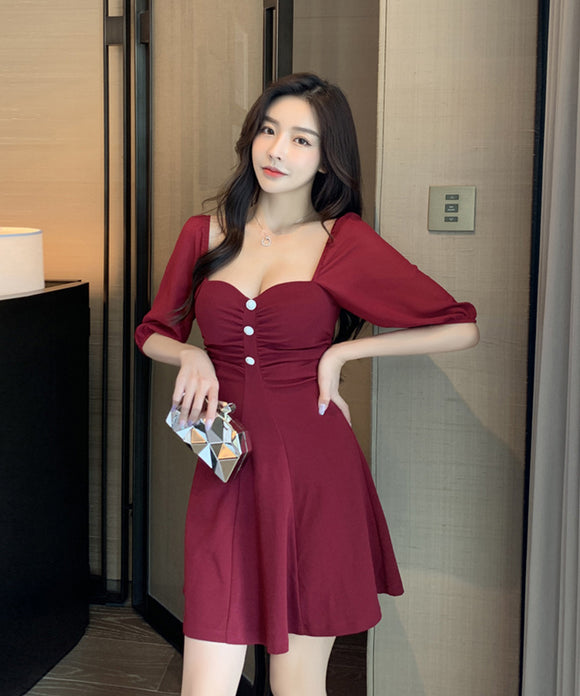 大人 かわいい 清楚感 パーティー キャバドレス ミニドレス XY2-YM8628