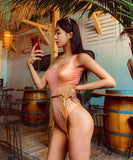 キラキラ セクシー 水着 モノキニ タンキニ ビキニ 新作 リゾート ホテル 海 夏 MY7-KSD2692