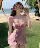 水着 可愛い モノキニ フリル 非対称 透かし彫り セクシー 海辺花火 XH7-DP- A29644