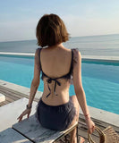 ビキニ かわいい レース フリル モノキニ SEXY 人気新作 MY7-KDS2201