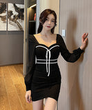 【4色】キャバドレス セクシー 指名 ガーリー ミニドレス XH2-YM8717