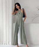 ワイドパンツ 高級感 エレガント 通勤 OL風 ハイウエスト XH2-ZED883882A71