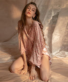 【２色】パジャマ ヒョウ柄　ルームウェア おしゃれ セクシー 可愛いXH8-GR1230