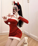 コスプレ サンタ服 ミニドレス キャバドレス  かわいい ふわふわ LT2-MLS7615