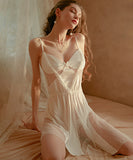 ２色 セクシー 肌見せ 超人気 清楚感 谷間魅せ スリップドレス MY8-GR1513