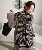 シマウマ柄  50%カシミア  スカーフ 秋冬新作 おしゃれ  厚手  気質 LT9-CM-3