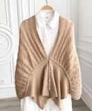 4色 秋冬 新作 マント肩掛け ショール レディース 防寒対策 高見え コーデ MY9031