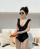 水着 モノキニ タンキニ  大人 谷間魅せ かわいい 温泉 リゾート セクシー 夏海辺 MY7-KDS2210