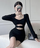 ミニドレス  キャバドレス  セクシー  新作  非対称  LT2-LQE3046KL303