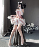 クリスマス限定 3点セット サンタコスプレ ライトピンク  清新感  かわいい  LT2-MMKQ78