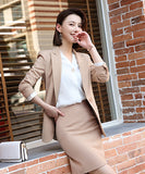 【2点セット】3色 スーツセット OL風 エレガント 通勤 XH2-TF-YR6077