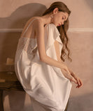 2色 レース セクシー ゴージャス 高見え 肌見せ 谷間魅せ パジャマ ルームウェア MY8-GR1257