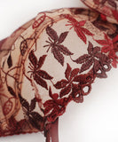 【上下セット】ブラ 下着 ランジェリー 新作 刺繡 セクシー 透け感 大人かわいい my9-xq201303