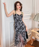 チュール 気質 マーメイドスカート 淑やか 大人可愛い XH2-JY10129