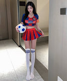 ワールドカップ チアリーディング服 大人可愛い ナイトクラブ ミニドレスXH2-18YX0804