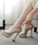 ハイヒール パンプス 透明 キラキラ セクシー レベルアップ 新作 YN5007