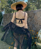 2色 レース 高見え セクシー モノキニ タンキニ 体型カバー 人気 水着 MY7-KSD21042