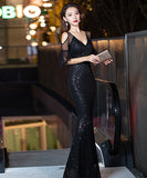 3色 キラキラ ロングドレス ゴージャス  高級感 二次会 披露宴 LT2-WYSS8171