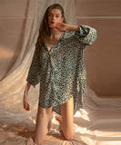 【２色】パジャマ ヒョウ柄　ルームウェア おしゃれ セクシー 可愛いXH8-GR1230