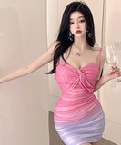 キャバドレス  ミニドレス  着瘦せ  清新感  伸縮性  激得 LT2-MLS7291