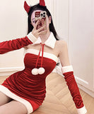 コスプレ サンタ服 ミニドレス キャバドレス  かわいい ふわふわ LT2-MLS7615