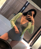 2色 背露出 千鳥柄 新作 水着 モノキニ タンキニ ビキニ 体型カバー MY7-KSD1962