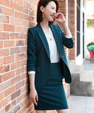 【2点セット】3色 スーツセット OL風 エレガント 通勤 XH2-TF-YR6077