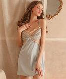 【3色】 レース パジャマ セクシーパッチワーク バックレス ルームウェア XH8-GR1615