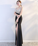 3色 セクシー  キラキラ ロングドレス ゴージャス  高級感 二次会 披露宴 LT2-HX99