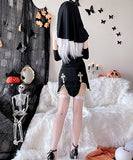 【4点セット】ハロウィン コスプレ ホラー 個性派 シスター セクシー ユニーク XH2-XJ1827-1