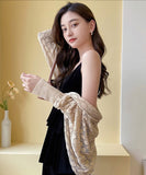 ショール 肩掛け 高見え マント レディース かわいい コーデ MY9030