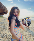 水着 レディース タンキニ セパレート ビキニ ビスチェ風  体型カバー かわいい ハイウエス スカート XY-DP-A29612