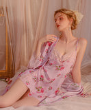 【2点セット】カワセクシー ルームウェア えちえち 花柄 サイド編み上げ レース XH8-GR19334