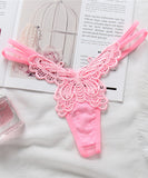 【6色】Tバック 下着 パンティパンツ 蝶 レース MY8-ZR2202