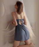 【5色】セクシー ルームウェア リボン 素肌感 えちえち XH8-GR2257