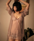 【バレンタイン勝負】4点セット 6色 下着 肌見せ レース セクシー パジャマ 柔らかい 肌触りの良い MY8-GR525