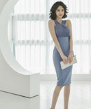 【blue&white】キャバドレス セクシー タイトドレス 個性的 お洒落 XH2-ZED880476E49