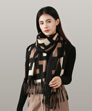 【4色】スカーフ 保暖性 コーデ完成 高級感 chic かわいい 通勤 XH9-DQST-YH01