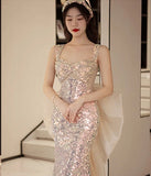人魚美姫  キラキラ  ゴージャス パーティードレス 披露宴  コンサート  年末演芸  上品  LT2-MDS10/15-2